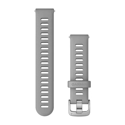 18mm Quickrelease Armband Silikon Grau