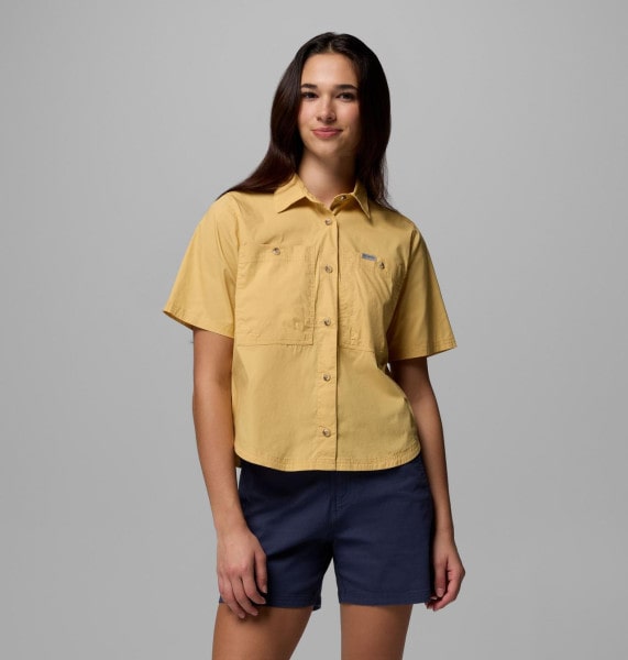 Brea Falls Woven SS W Sand Dune