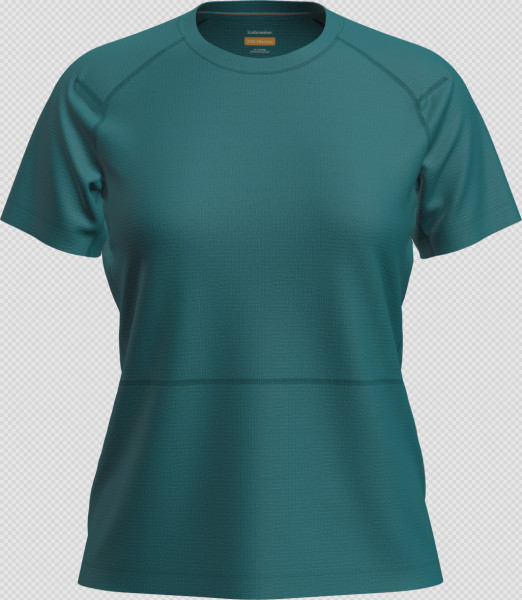 200 Waffle Elevationshort Sleeve Tee Woman Tidal Teal