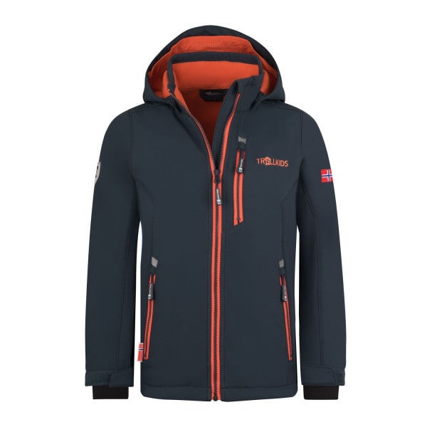 Kids Balestrand Jacket DK Navy/Orange