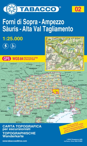 Wanderkarte 02 Sopra Ampezzo 25T