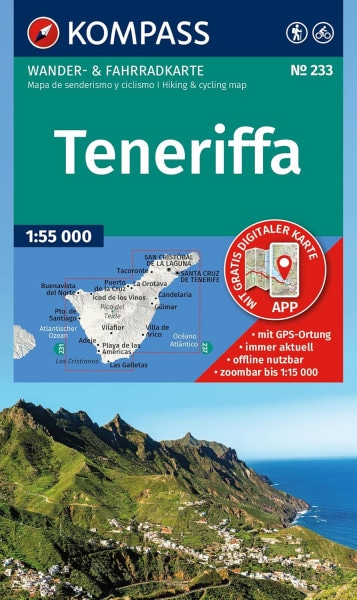 Wanderkarte Teneriffa