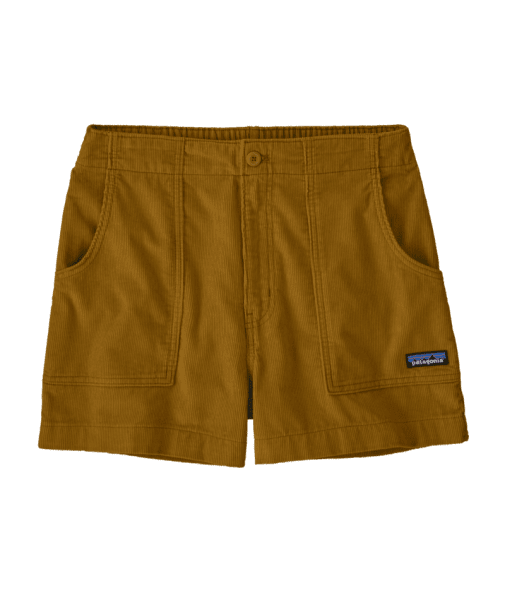 Retro Cord Shorts W Bobcat Brown