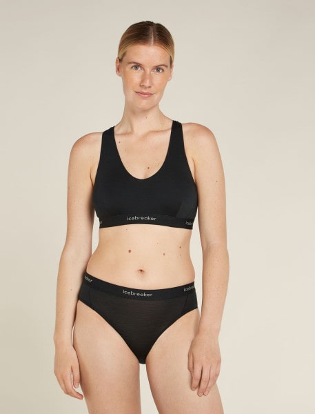 125 Cool Lite Sprite Racerback Bra W Black