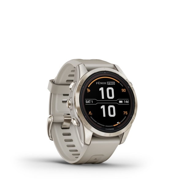 FENIX® 7S PRO - SAPPHIRE SOLAR EDITION Beige/Softgold 