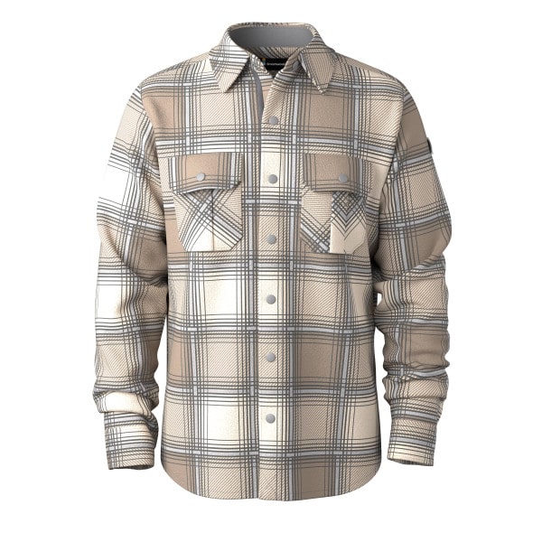 Anchor Line Shirt Jacke - Almond Plaid