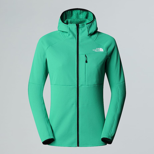Future Fleece Full Zip Hoodie Woman Nebula Green