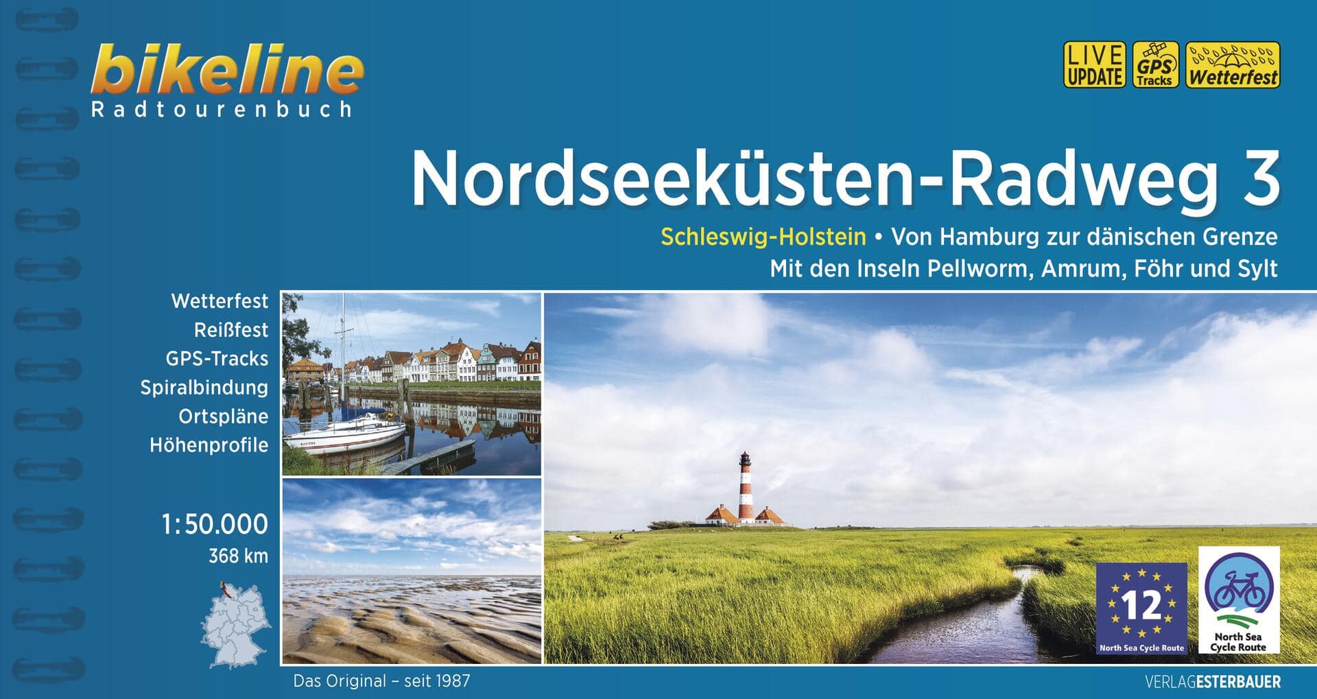 Nordseekusten Radweg Etappen