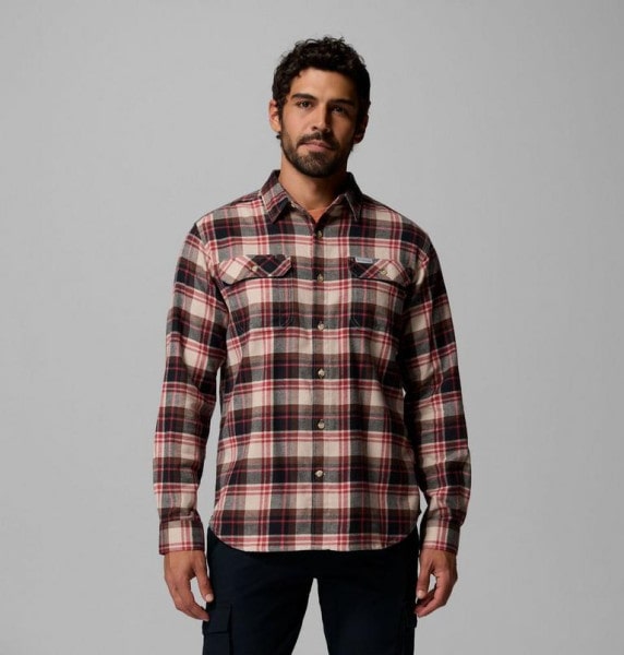 Flare Gun Stretch Flannel AncFossil