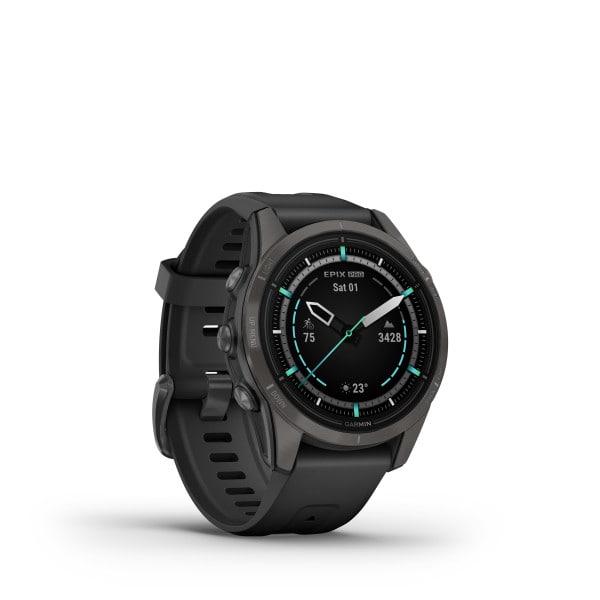 EPIX PRO (GEN 2) - SAPPHIRE EDITION 42MM Schwarz/Carbongrau Titan DLC 