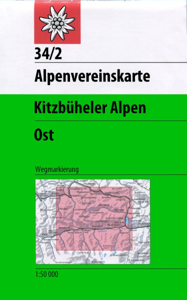 AV-Karte 34/2 Kitzbühler Alpen, Ost