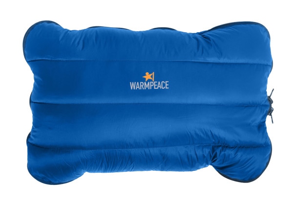 Down Pillow Zippered blue