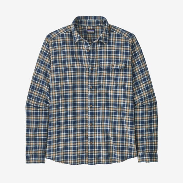 M&#039;S L/S Cotton In Conversion Lw Fjord Flannel Shirt Squared: Tidepool Blue