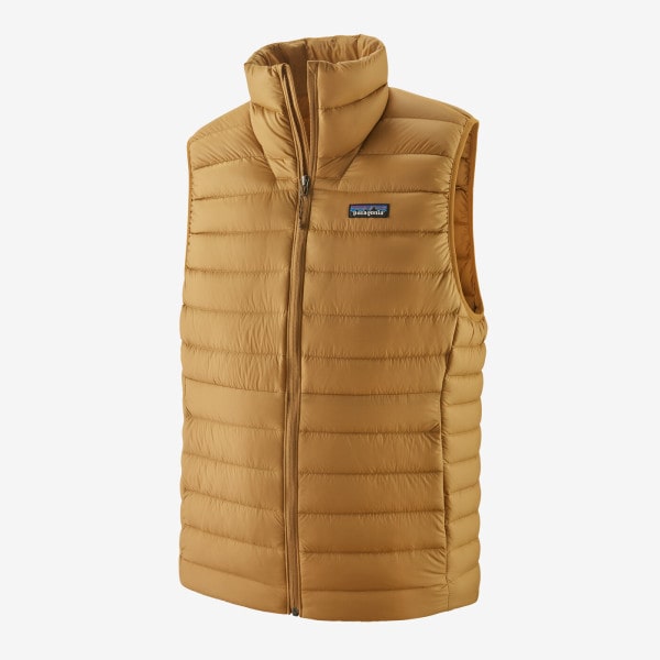 Down Sweater Vest Raptor Brown