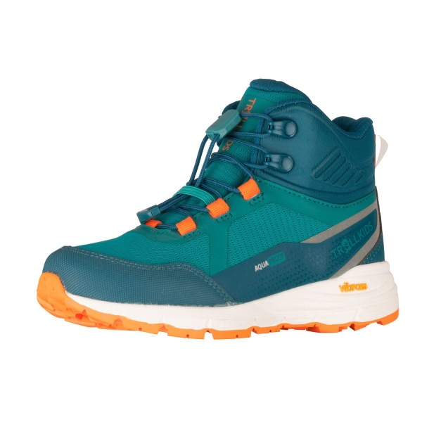 Kids Skarvan Hiker Mid XT - Green/Sun