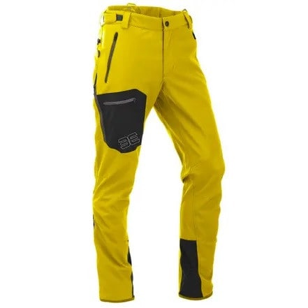 Softshell-Tourenhose Seilschaft - dark yellow