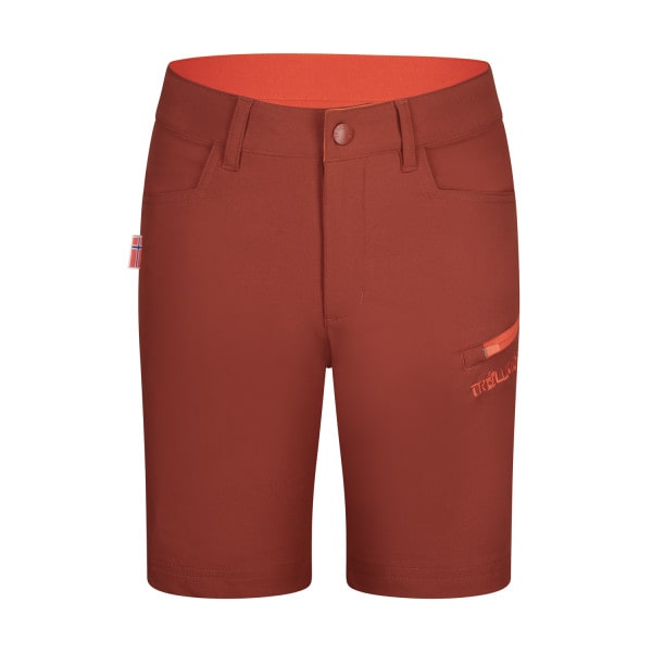 Kids Haugesund Shorts Red Brown/Bright Orange