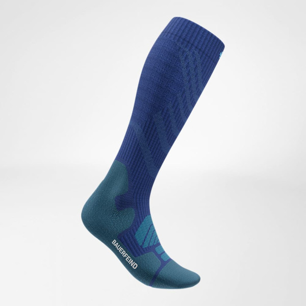 Outdoor Merino Compression Socks Ocean Blue