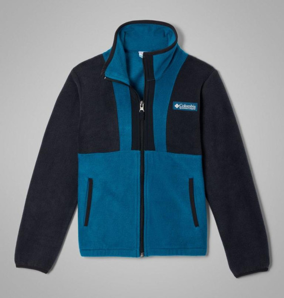 Boys Back Bowl II Fleece Jacke Black/Phoenix