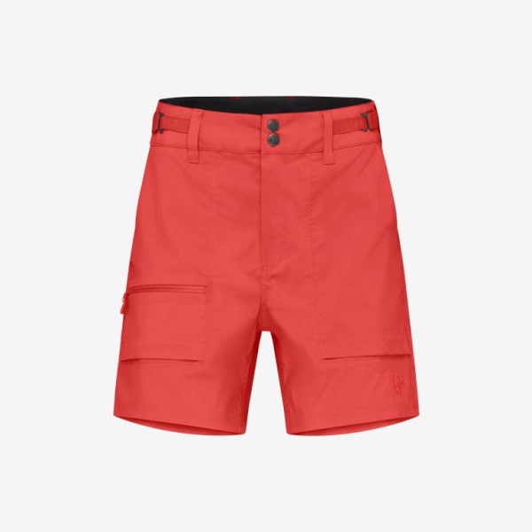 Femund Light Cotton Shorts Women Paprika