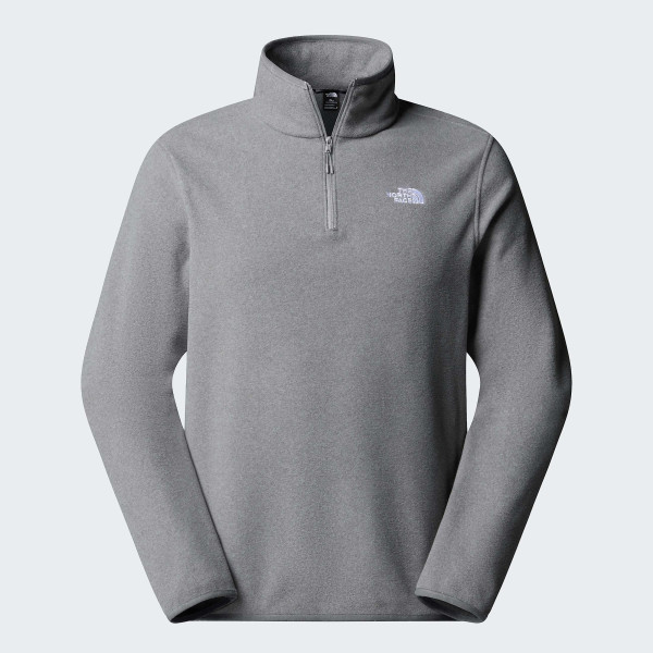 Glacier Flc 1/4 Zip Jacket-TNF Mid Grey