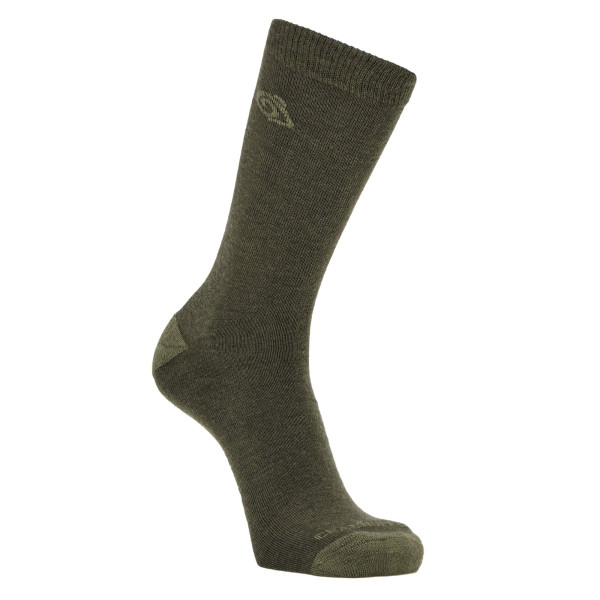 NosiLife Travel TP Socks Grey Marl/Green