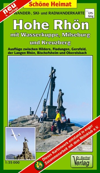 Hohe Rhön mit Wasserkuppe, Milseburg und Kreuzberg
