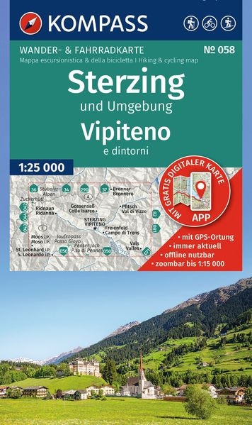 Wanderkarte Sterzing
