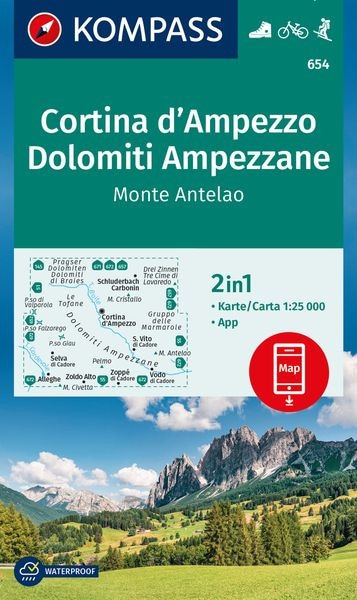 Wanderkarte Cortina d&#039;Ampezzo