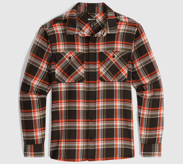 Outdoor Research Feedback Flannel Twill-Ground Plaid S