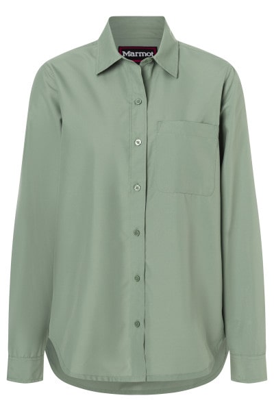 Hemd Airexchange Solarshield - W Agate Green