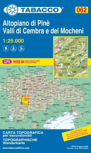 Altopiano di Pinè, Valli de Cembra e dei Mocheni