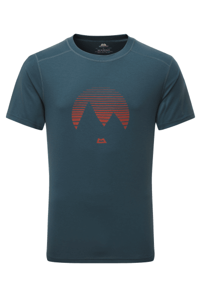 Headpoint Mountain MEN Tee Majolica Blue