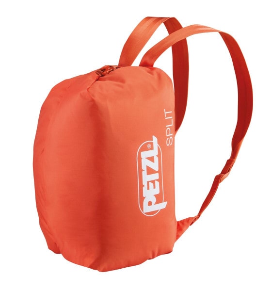 Split Rope Bag Red Orange