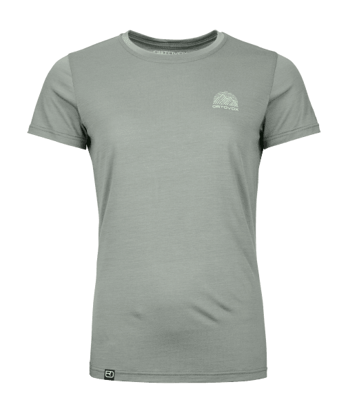 120 Cool Tec Mountain Stripe T-Shirt W Green Sage