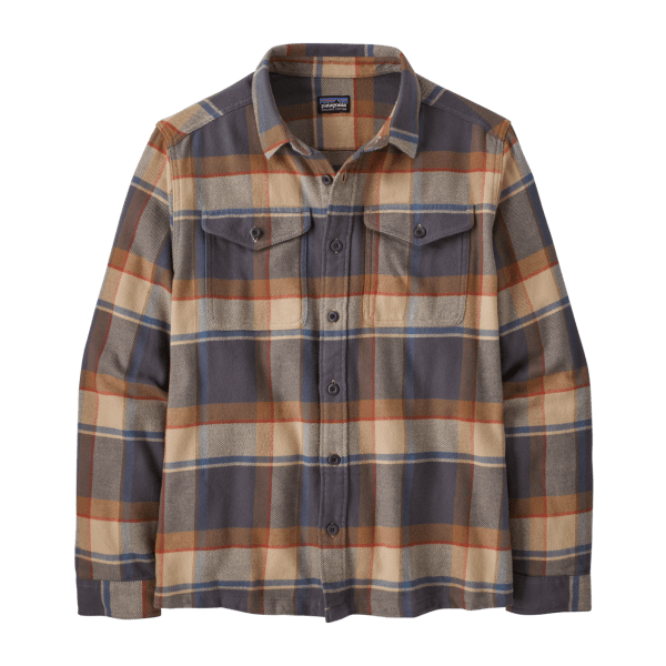 Fjord Flannel Shirt Sunrise Forgegrey