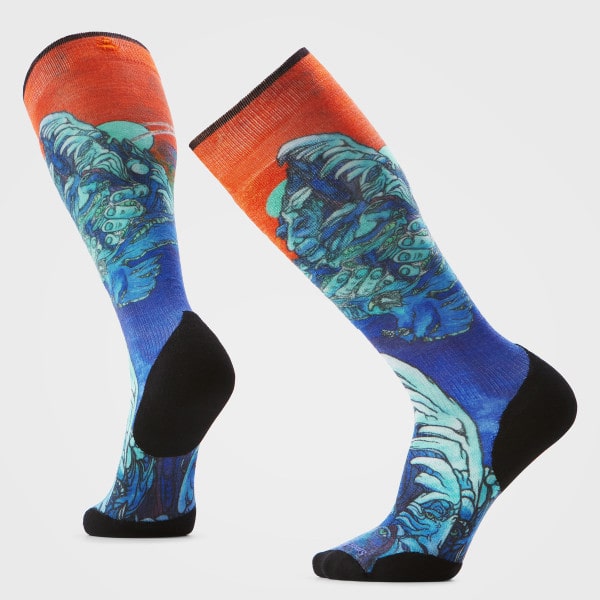 Ski Targeted Cushion Socks Winter Haze - Navy