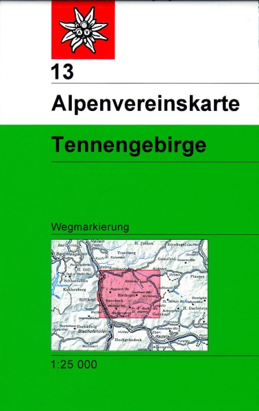 AV-Karte 13 - Tennengebirge