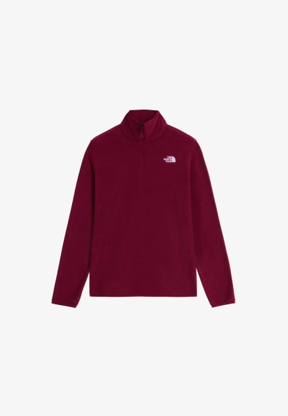 Glacier Fleece 1/4 Zip Jacket Woman Burgundy