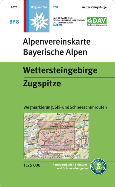 AV-Karte BY8 - Wettersteingebirge